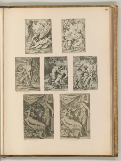 Lascivie; Satyr und Nymphe
