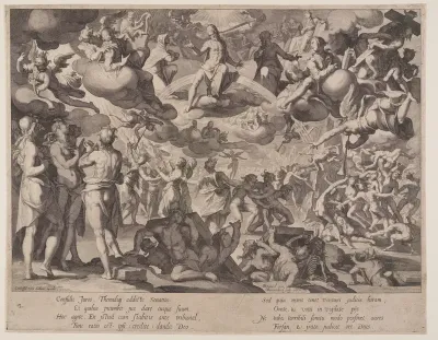 Last Judgement, plate 13 from Thrones of Justice (Thronus Iustitiae)