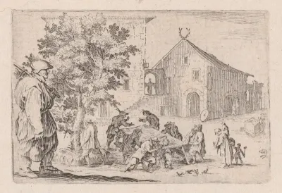 L'Auberge (The Inn), from "Les Caprices" Series B, The Nancy Set