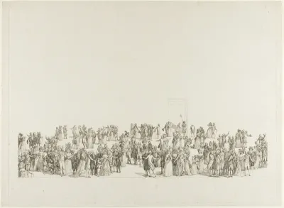 Lauda-Conatum: Exposition au Salon du Louvre en 1787 (The Exhibition at the Salon du Louvre in 1787)