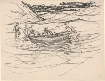 Launching the Life Boat