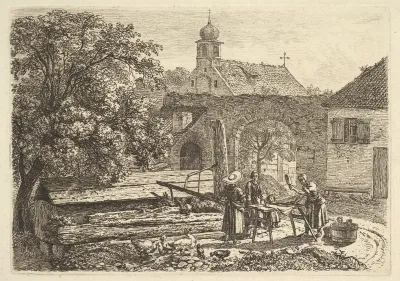 Laundress at an Artesian Well