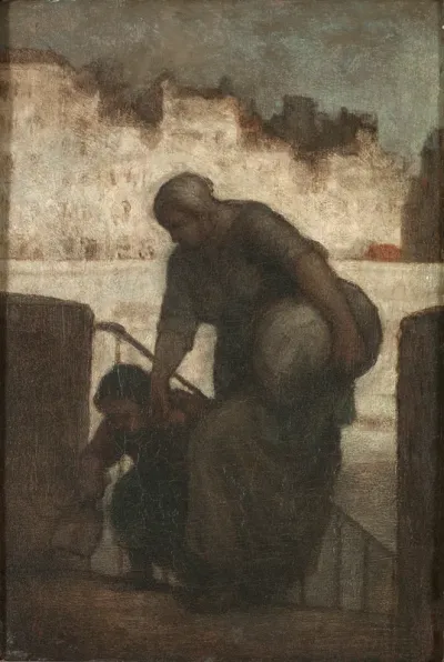 Laundress on the Quai d'Anjou