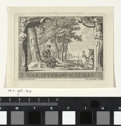 Laurens Jansz. Coster snijdt letters uit beukenschors