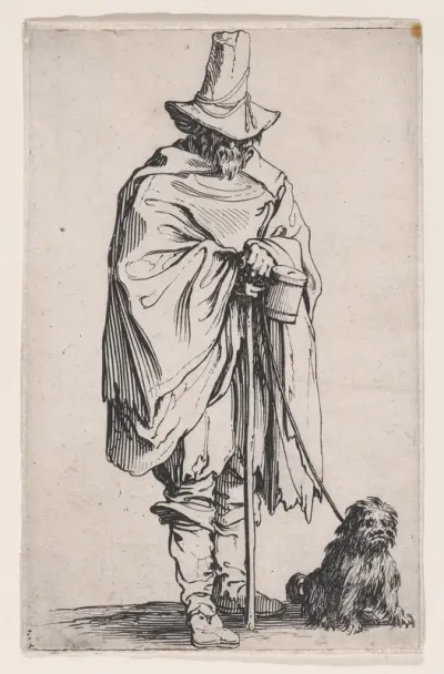 L'Aveugle et son Chien (The Beggar and his Dog), from "Les Gueux suite appelée aussi Les Mendiants, Les Baroni, ou Les Barons" (The Beggars, also called the Barons)