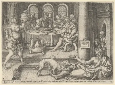 Lazarus at the Rich Man's Gate, from "The Parable of the Rich Man and Lazarus"