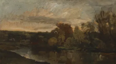 Le Bas Meudon (A Curve of the Seine near Paris)