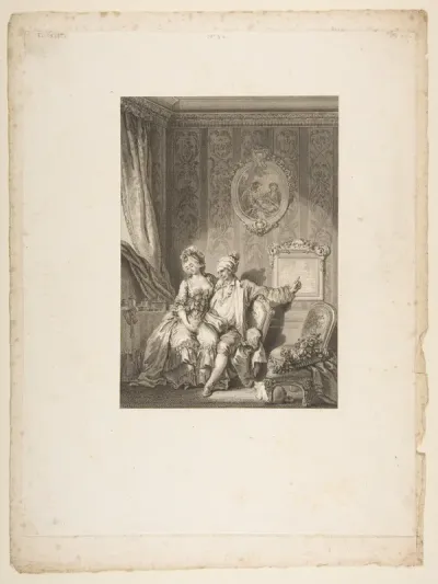 Le Calendrier des Vieillards, from "Contes et nouvelles en vers par Jean de La Fontaine.  A Paris, de l'imprimerie de  P. Didot, l'an III de la République, 1795"