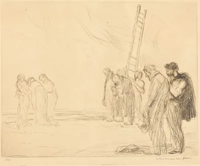Le calvaire (2e planche) (Calvary) (second plate)