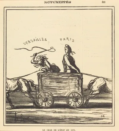 Le char de l'état en 1871