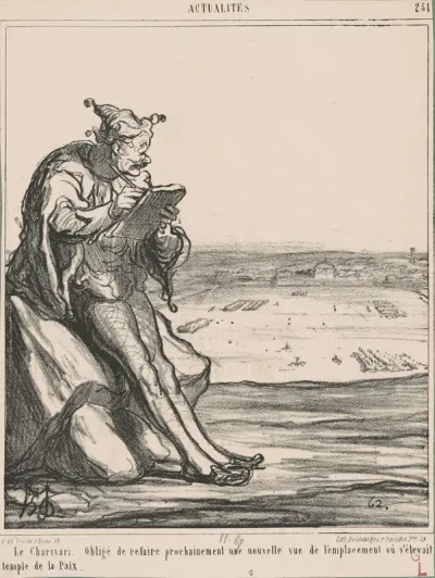 Le Charivari, obligé de refaire...une vouvelle vue