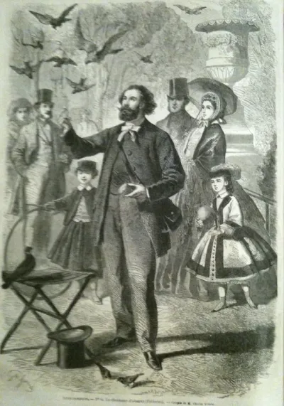 Le charmeur d'oiseaux des Tuileries