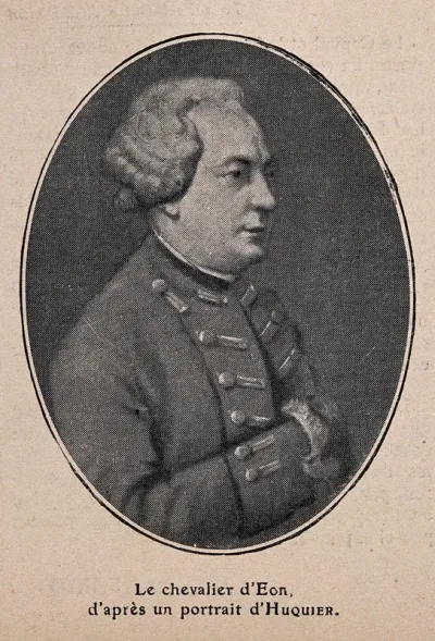 Le Chevalier D'Éon, a man who passed as a woman