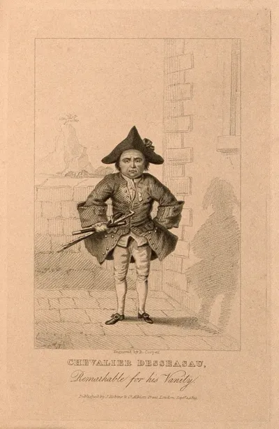 Le Chevalier Michel Descazeaux du Halley, an eccentric