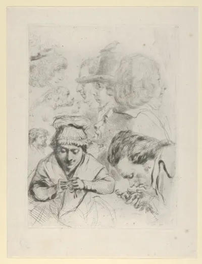 Le Citoyen Aubourg, Mme Aubourg, et leur famille (Citizen Aubourg, Madame  Aubourg, and their Family)