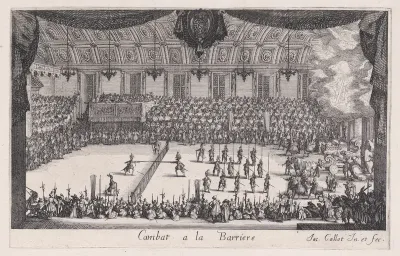 Le Combat (The Combat), from "Le Combat a la Barrière"