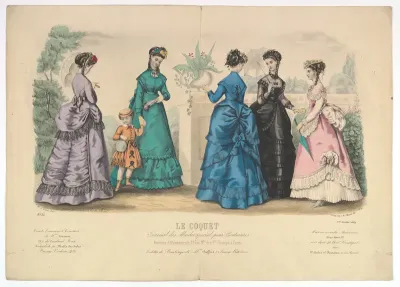 Le Coquet, No. 22, from "Journal des Modes Spécial pour Couturières"