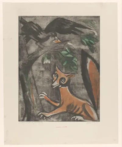 Le corbeau et le renard (la Fontaine)