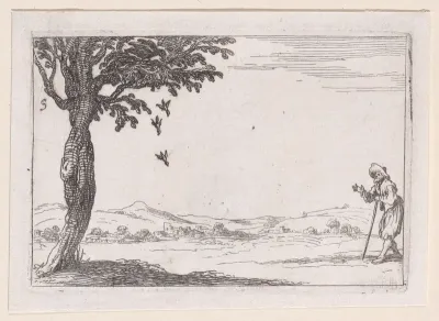Le Corbeau et ses Petits (The Raven and his Young), plate 5 from "Lux Claustri ou La Lumière du Cloitre" (The Light of the Cloisters)