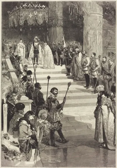 Le Couronnement de l'Empereur Alexandre III de Russie (27 Mai)