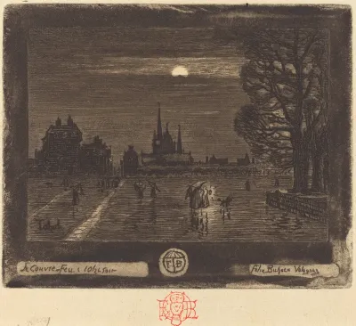 Le Couvre-Feu (The Curfew) [recto]