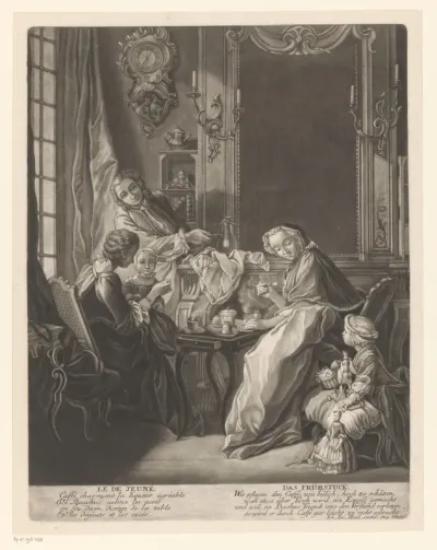 Le dé jeuné / Das Frühstuck