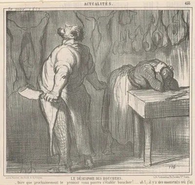 Le désespoir des bouchers