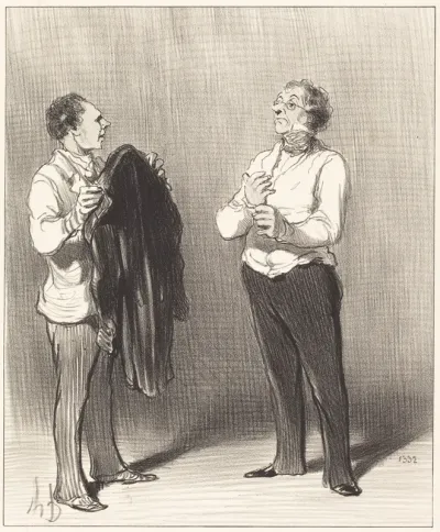 (Le Domestique) - Monsieur ferait bien...