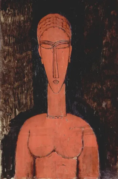 Le grand buste rouge