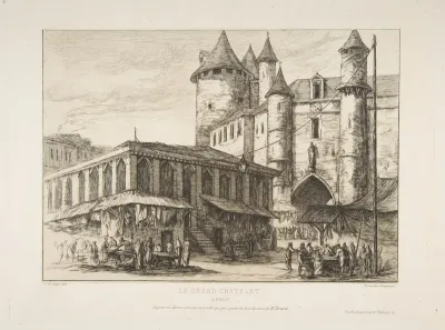 Le Grand Châtelet (Grand Châtelet, Paris circa 1780)