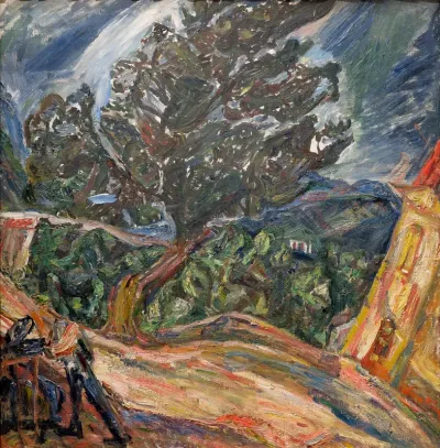 Le gros arbre bleu