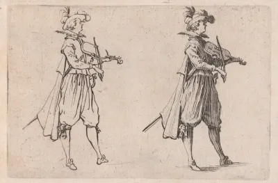 Le Jouer de Violon (The Violin Player), from "Les Caprices" Series B, The Nancy Set