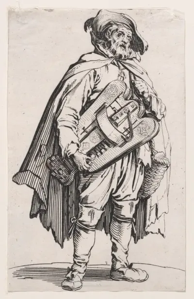 Le Joueur de Vielle (The Hurdy-Gurdy Player), from "Les Gueux suite appelée aussi Les Mendiants, Les Baroni, ou Les Barons" (The Beggars, also called the Barons)