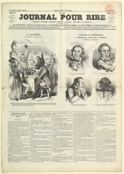 Le Journal Pour Rire, Journal d'Images, Journal Comique, Critique, Satirique et Moqueur