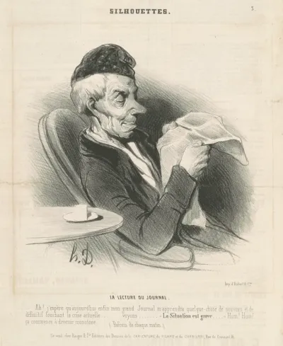 Le lecture du journal