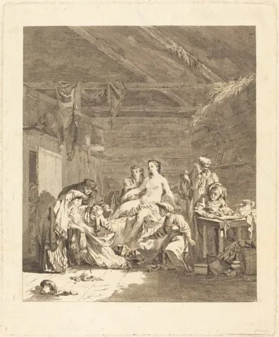 Le lever de la mariée russe (Custom of the Russians after the Marriage Ceremony and before the Wedding Feast)