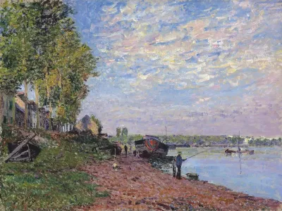 Le Loing à Saint-Mammès (D487)