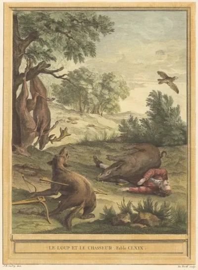 Le loup et le chasseur (The Wolf and the Hunter)