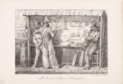 Le Marchand de dessins lithographiques (The Lithograph Seller)