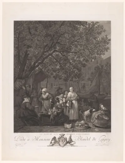 Le marché aux herbes d'Amsterdam