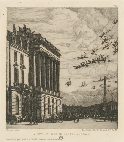 Le Ministère de la Marine, Paris (The Admiralty, Paris)