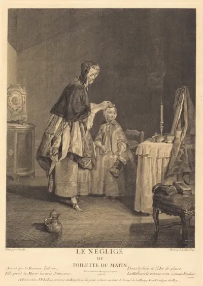 Le neglige, ou la toilette du matin