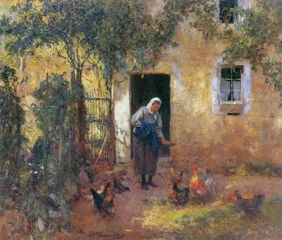 Le nourrisage des poules