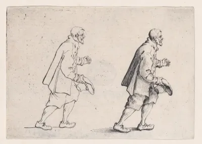 Le Paysan Qui Salue (The Peasant who Bows), from "Les Caprices" Series A, The Florence Set