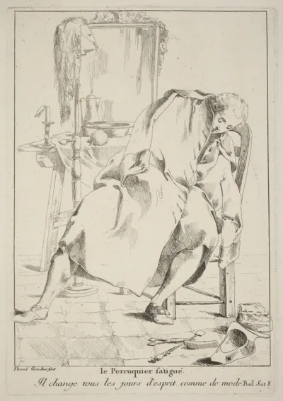 Le Perruquier fatigué (The Tired Wigmaker)