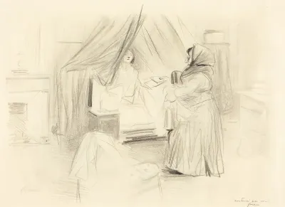 Le petit déjeuner (planche en largeur) (Breakfast) (horizontal plate)