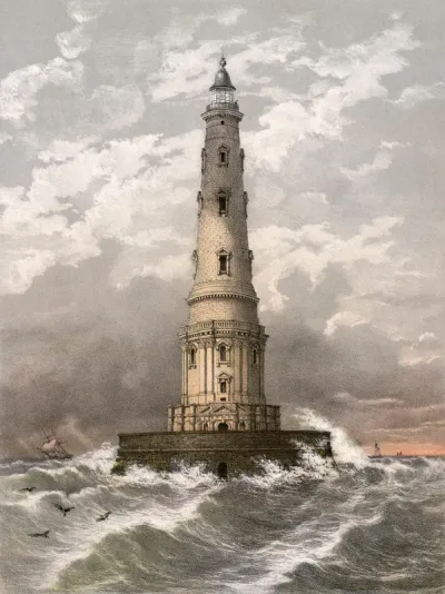 Le phare de Cordouan à l'embouchure de la gironde