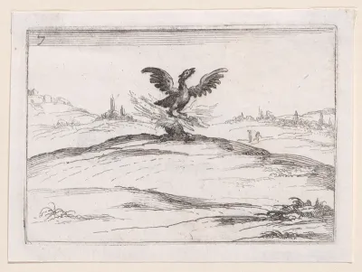 Le Phénix se Brulant (The Phoenix is Burning), plate 7 from "Lux Claustri ou La Lumière du Cloitre" (The Light of the Cloisters)