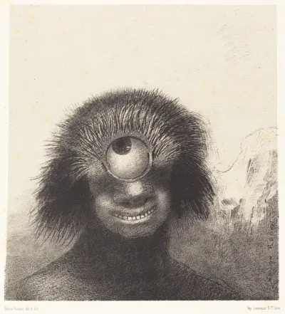 Le Polype difforme flottait sur les rivages, sorte de cyclope souriant et hideux (The deformed polyp floated on the shores, a sort of smiling and hideous Cyclops)