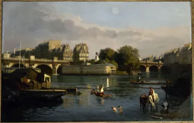 Le Pont-Neuf et la pointe de l'île de la Cité